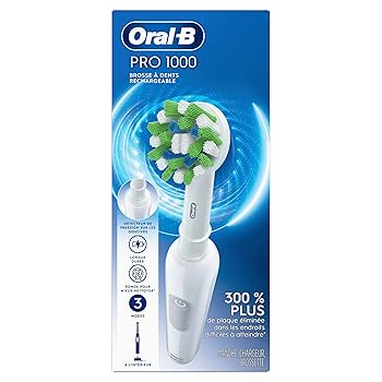 Oral−B D365236WT WHITE Amazon.com: Oral-B 3D White Electric Toothbrush Head with